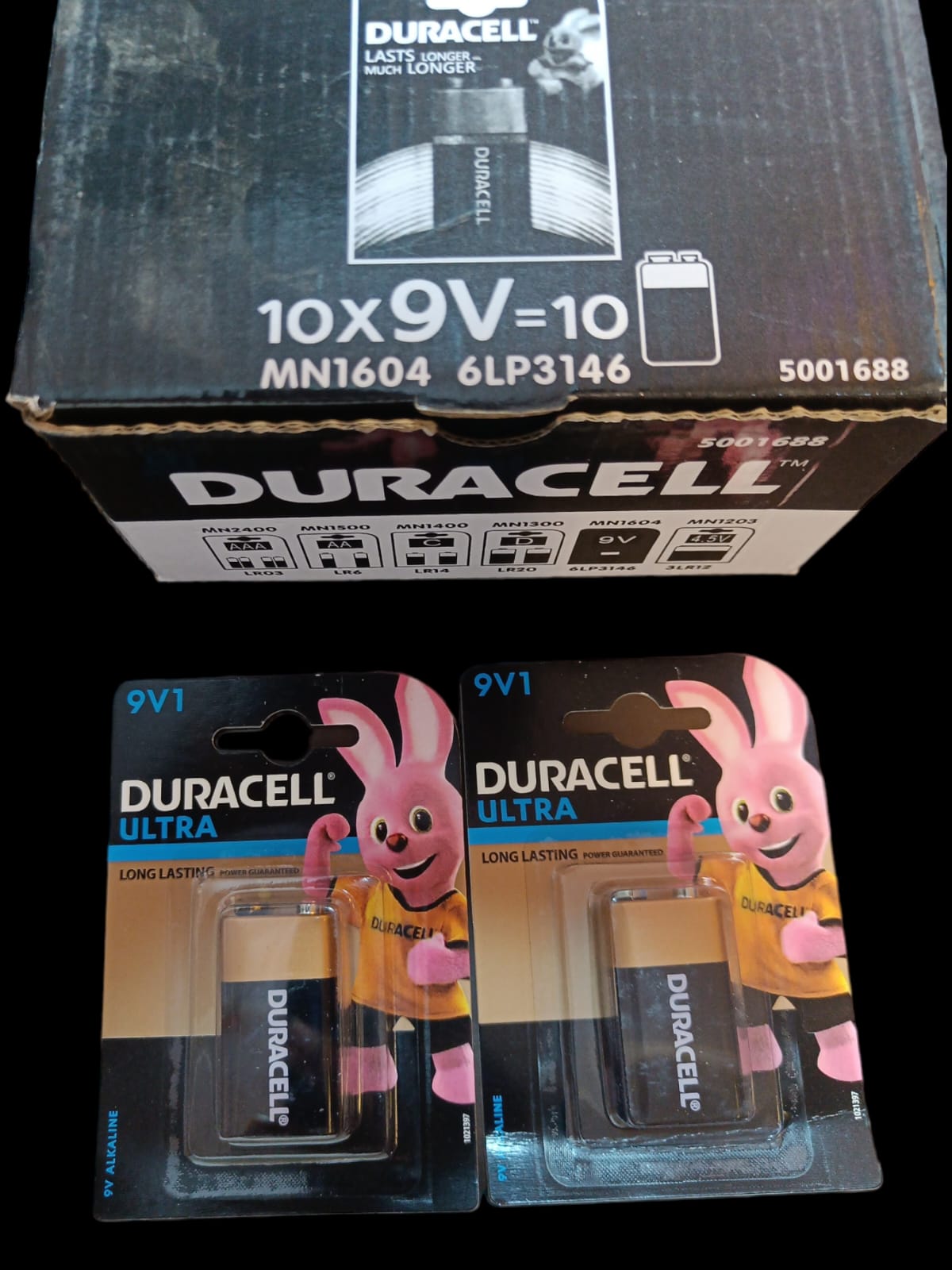 BATTERY 9W DURACELL  ULTRA